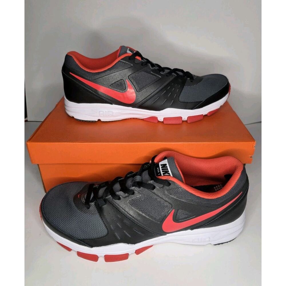 NIKE AIR 1 TR Mens Size 13 631276-001 Training Shoes Gray Red Sneakers